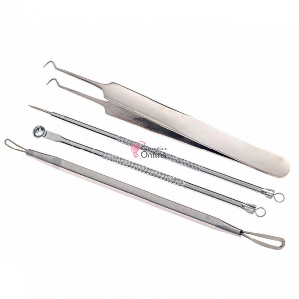 Instrument pentru tratamente cosmetice - CIS059, set 4 bucati
